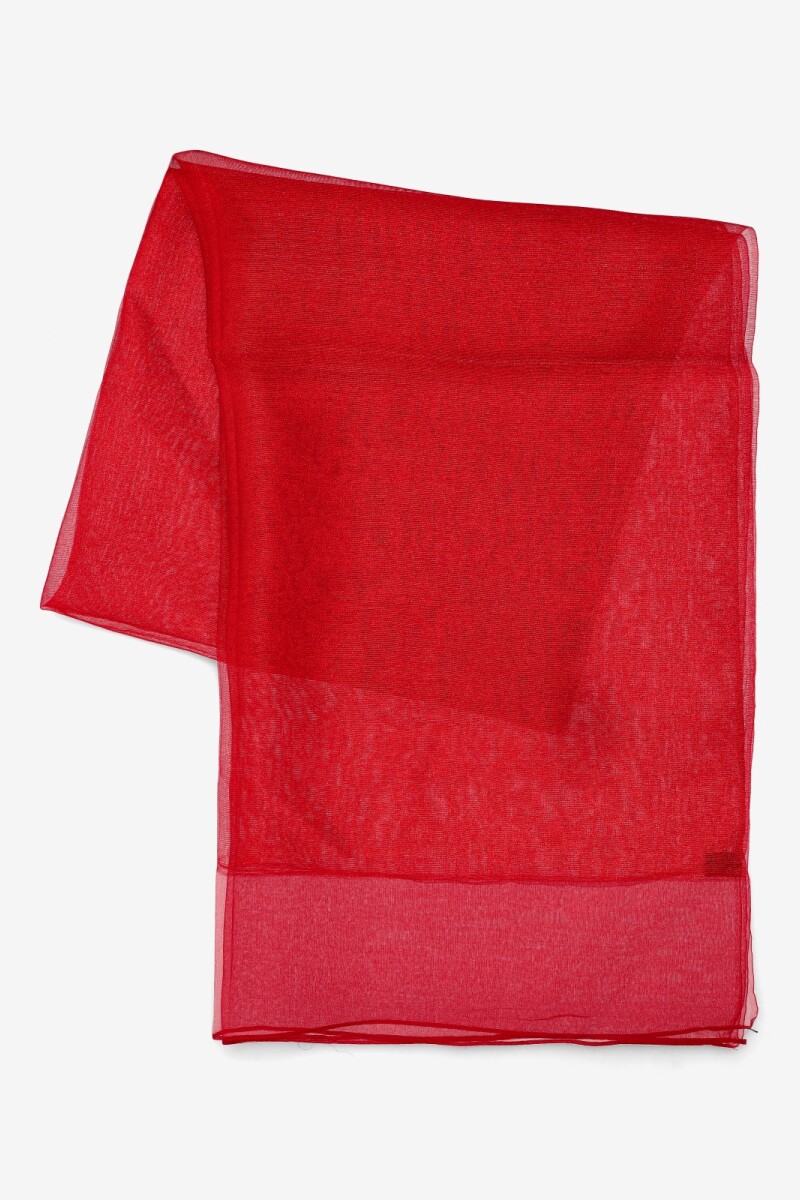 BUFANDA Rojo