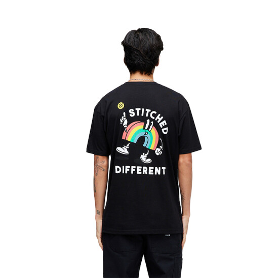 Remera Stance Coin Flip Negro