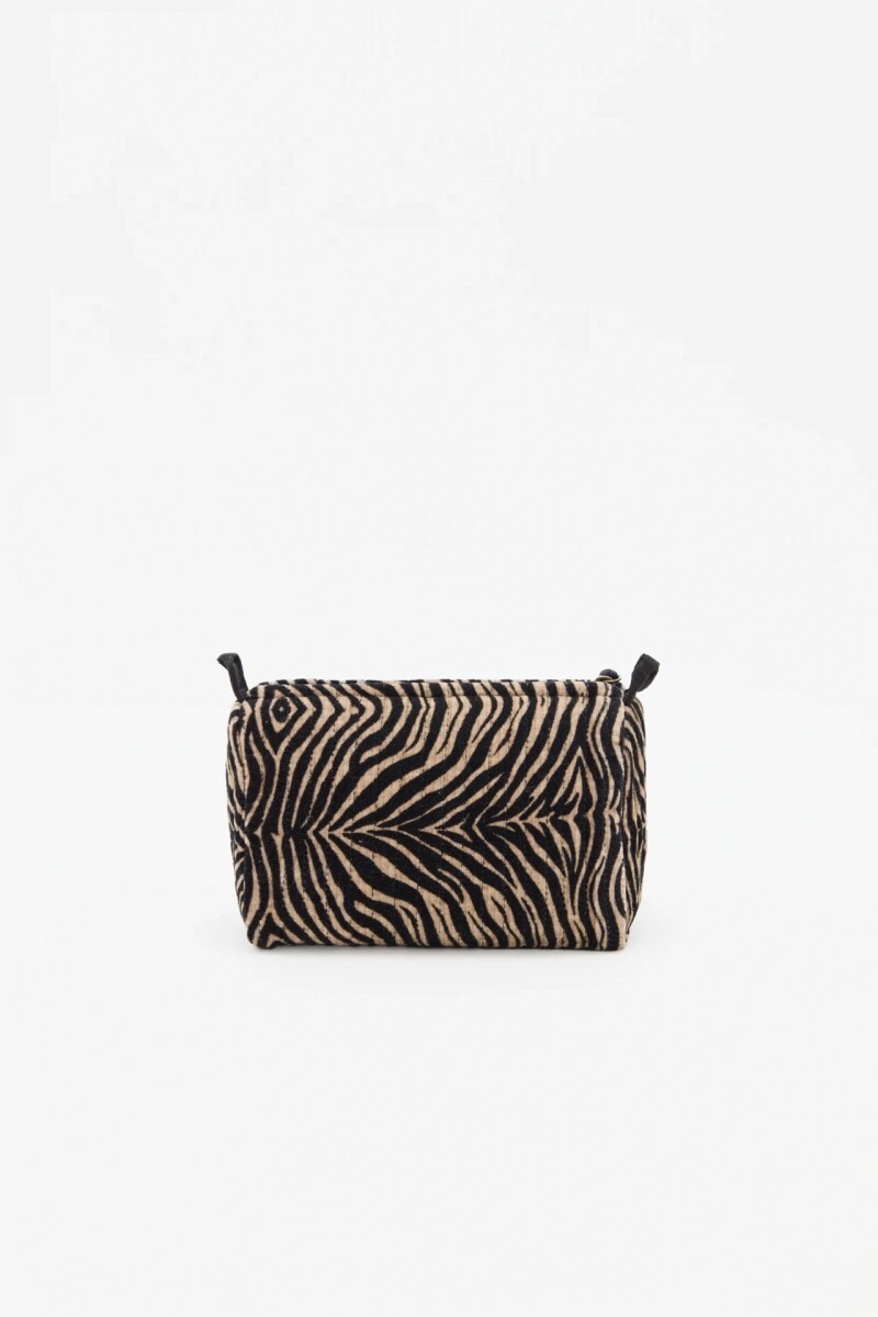 Bolso Velvet Zebra Chica Cebra