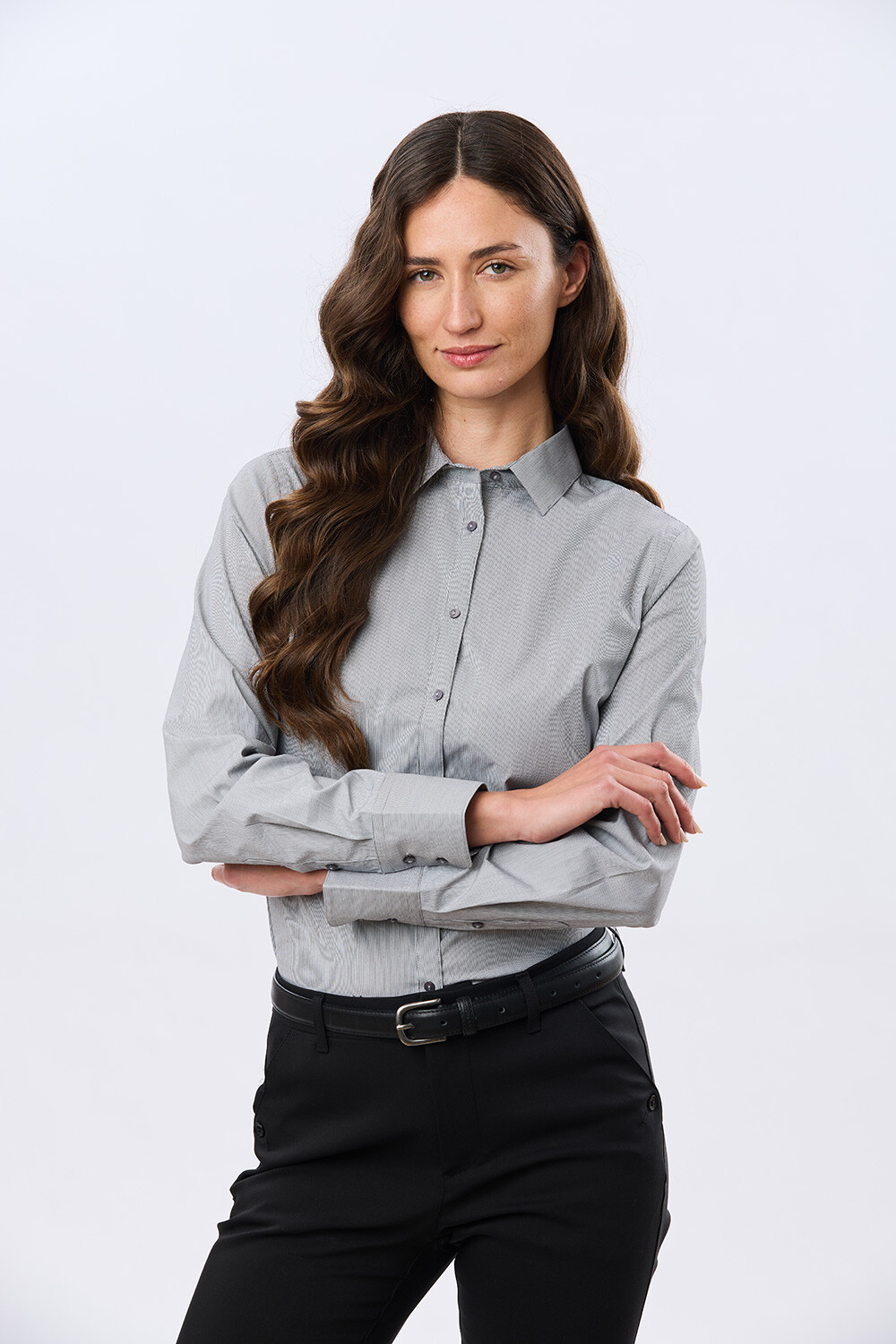 CAMISA RAYADA Negro