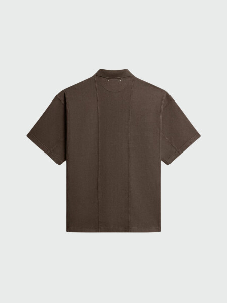 Golden Goose - Camiseta de algodón estilo polo Gris