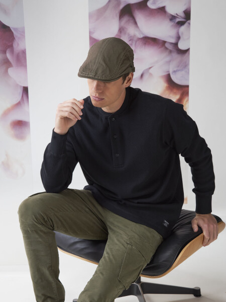 FLEECE BURDEOS NEGRO
