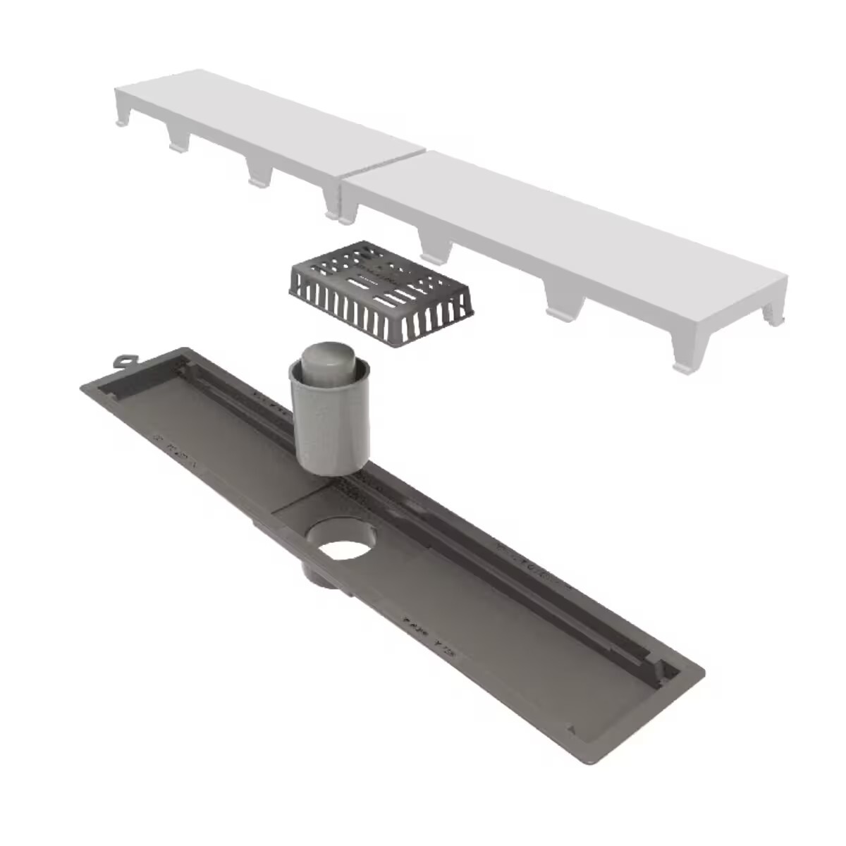 Novii Receptaculo C/sifon Tapa Blanca 50cm Salida Centrada 