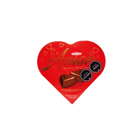 BOMBONERA TAYAS AMOR (CORAZON) 100GRS BOMBONERA TAYAS AMOR (CORAZON) 100GRS