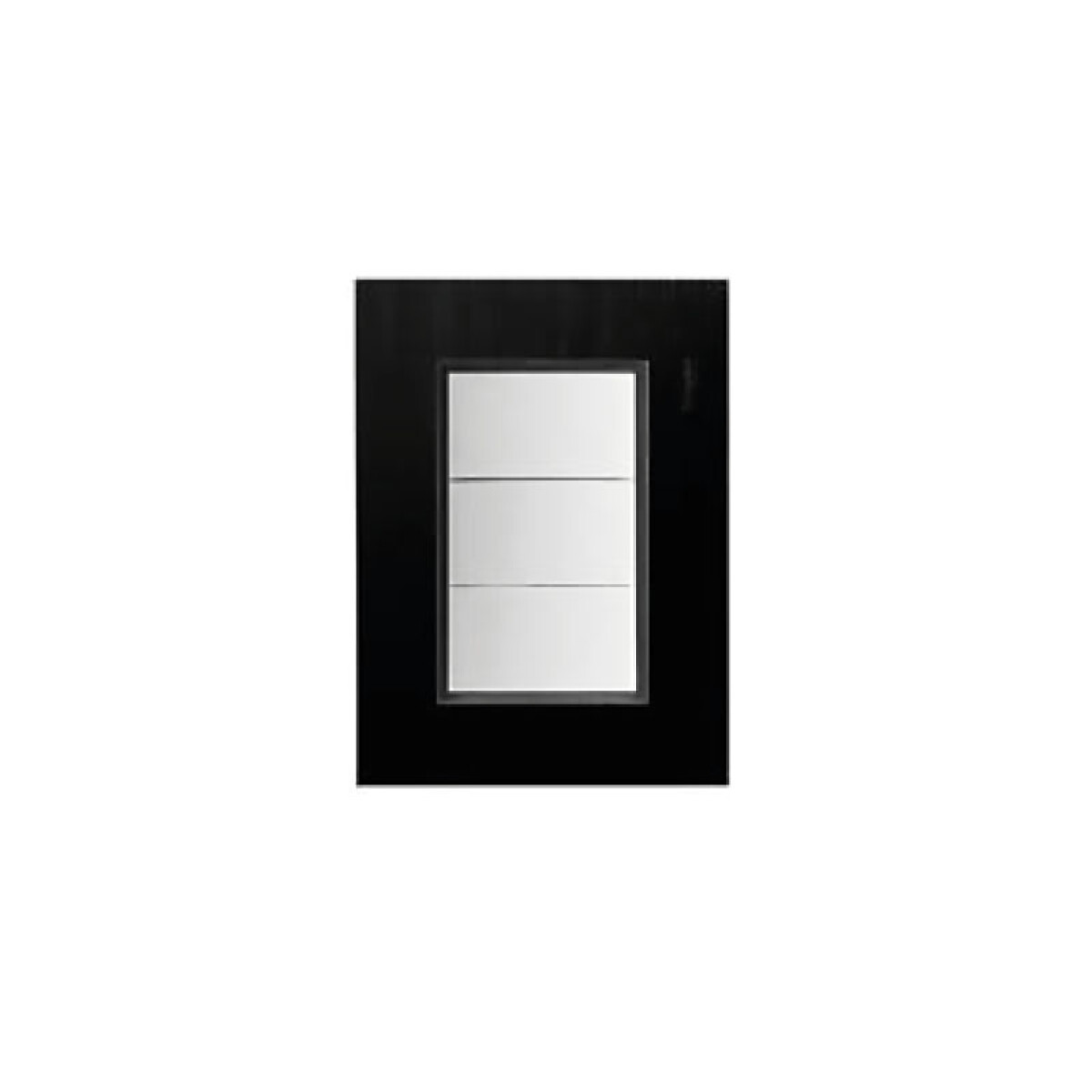 Plaqueta negro anodizado 3M s/bastidor en blister - RO2750 