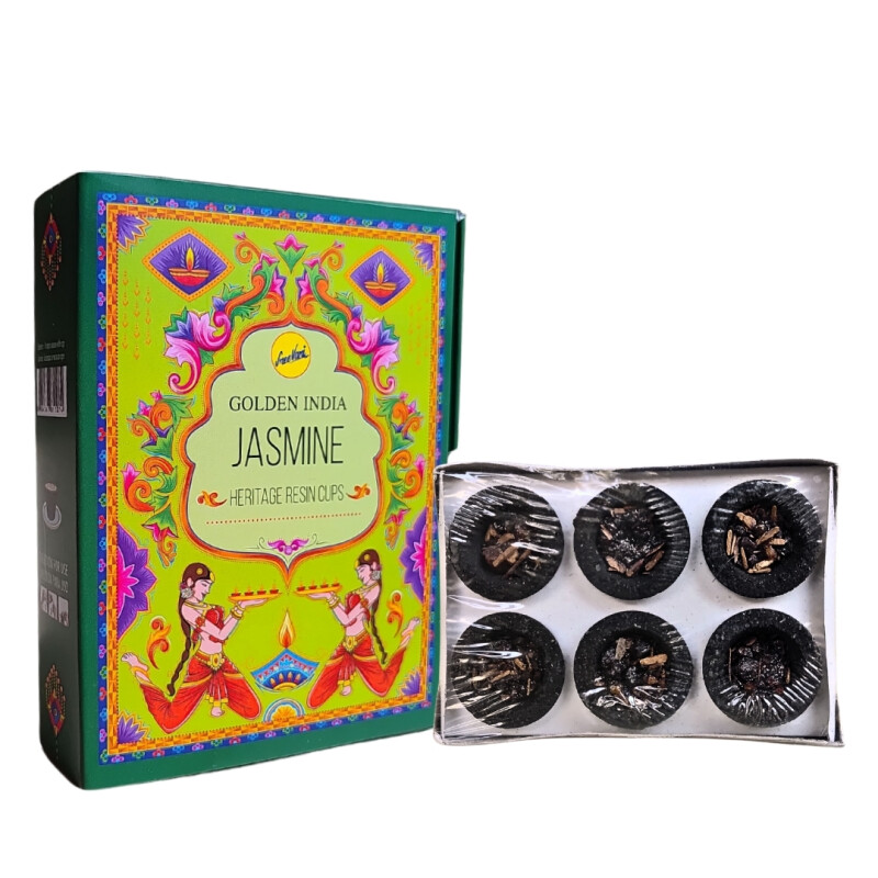 CARBÓN CON RESINA SREE VANI X3 Jazmín