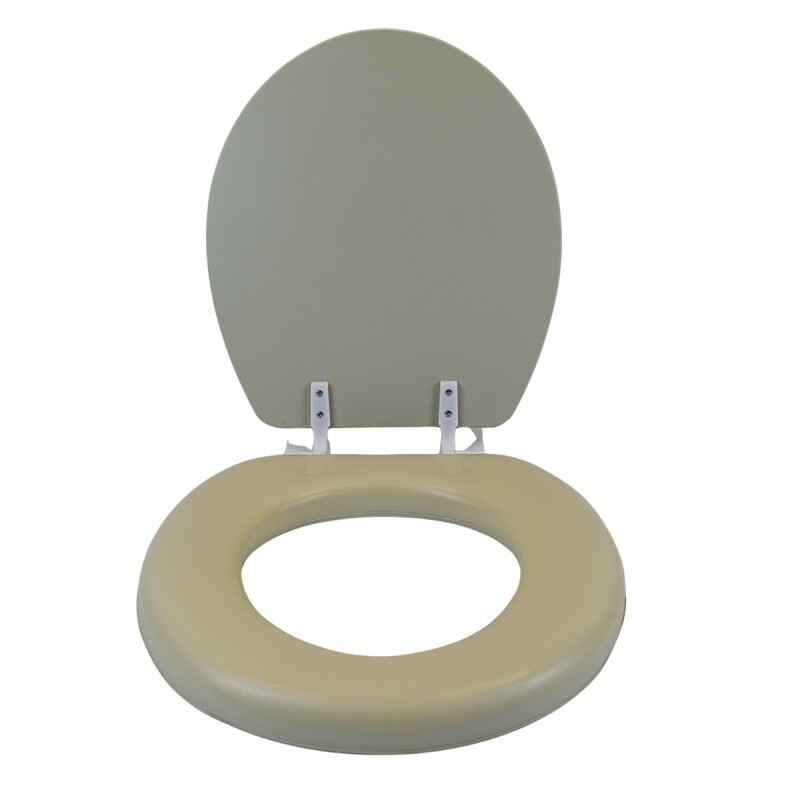 Asiento De Inodoro Acolchonado Universal BEIGE