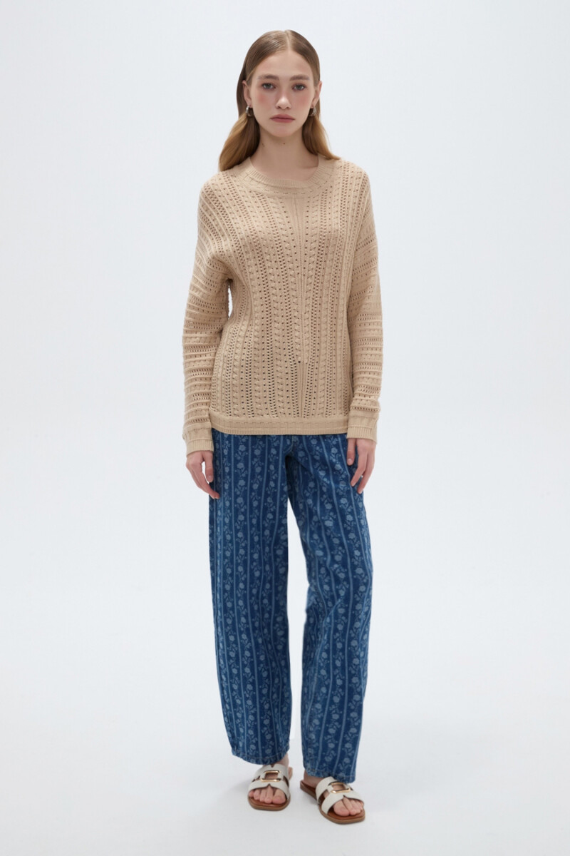 Sweater Esterni - Beige 