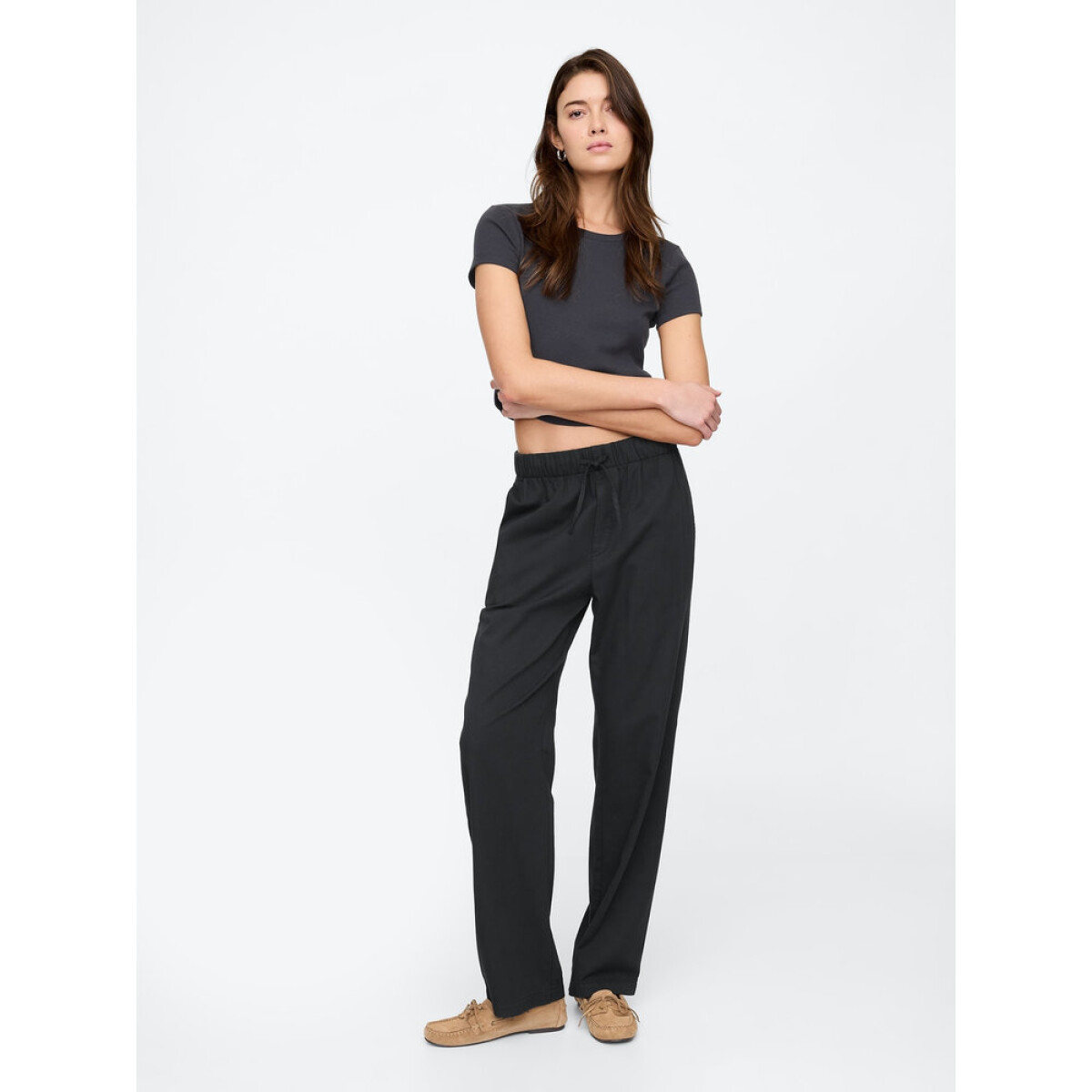 V-TWILL EASY PANT - BLACK 22 