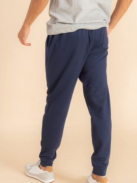 Pantalón deportivo con puño Azul marino