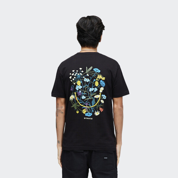 Remera Stance Pollen Negro