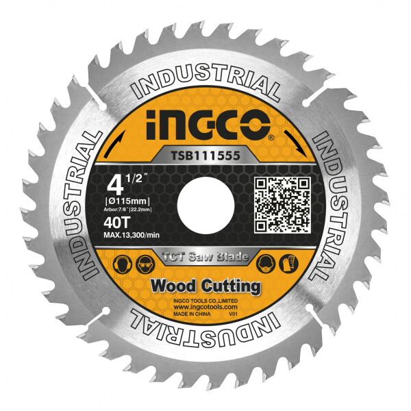 DISCO CORTE MADERA 4 1/2´´TSB111555 DISCO CORTE MADERA 4 1/2´´TSB111555