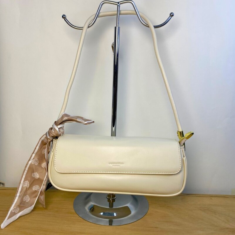 Cartera Cuerina Wanna Beige