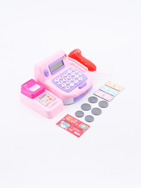 REGISTRADORA CON ACCESORIOS ROSADO