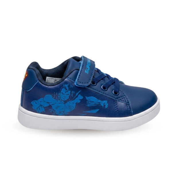 Championes DC Bajo PU con velcro Niños SUTCFW26512 Azul