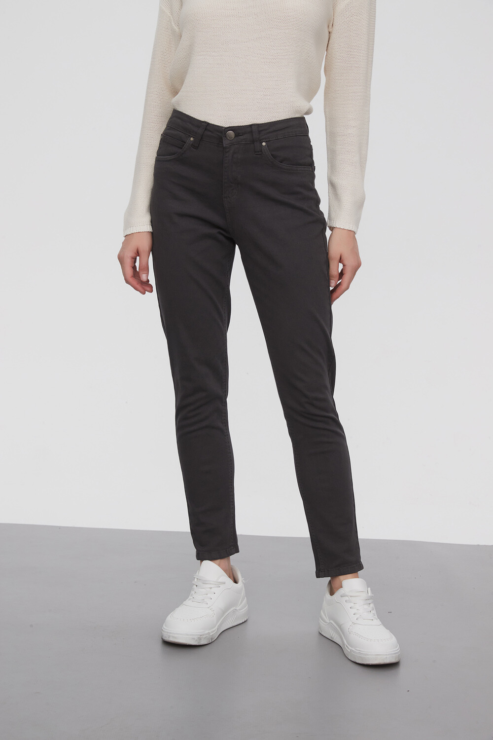 Pantalon Bardot Gris Oscuro