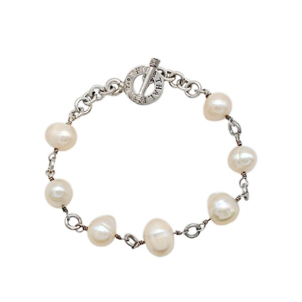 Pulsera Perla-Plata 925-Perla de rio-PU3144 Conperla