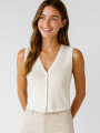 Chaleco Kiwina Marfil / Off White