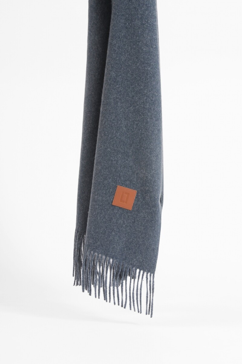 Pashmina clásica azul