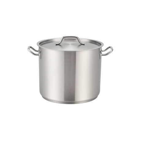 Olla Triple Fondo de Acero Inoxidable con Tapa 37,5 Litros 40 cm Olla Triple Fondo de Acero Inoxidable con Tapa 37,5 Litros 40 cm