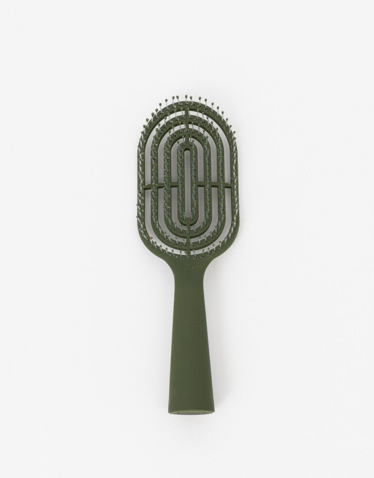 Cepillos y Peines Cepillo Ergonómico - Verde Militar