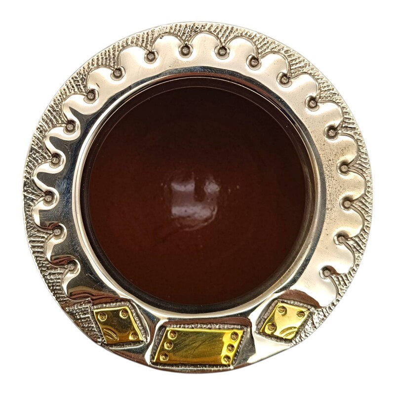 Mate Imperial con apliques en oro - ALPACA - 34 negrouniforme