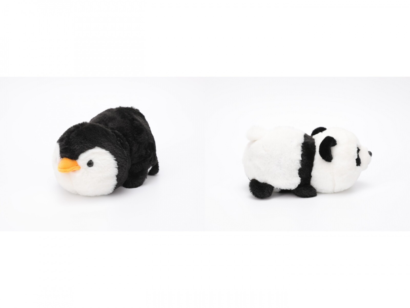 PELUCHE REVERSIBLE 2 EN 1 (PANDA Y PINGÜINO/25 CM) 