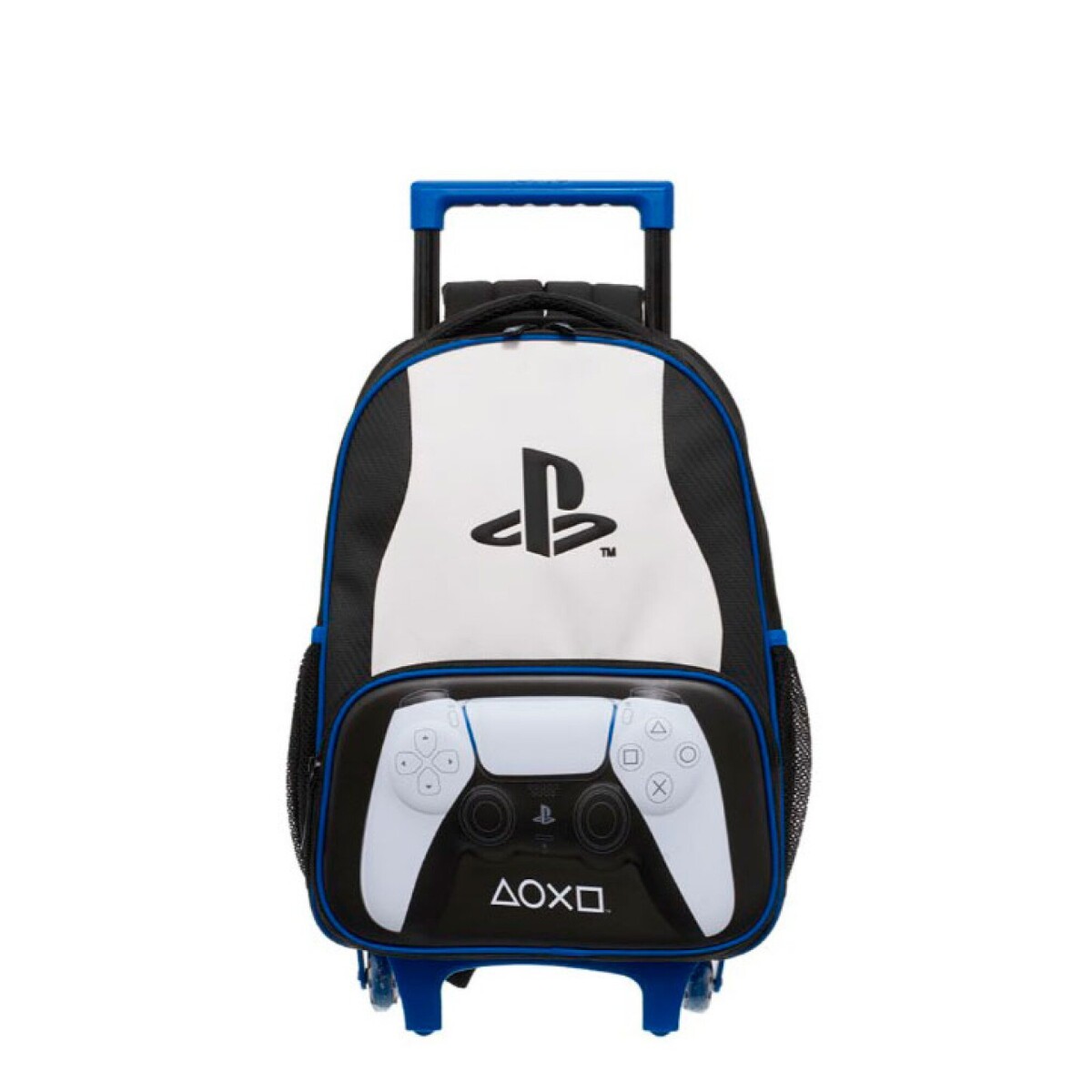 Mochila Play Station Con Carro - Negro - Azul 