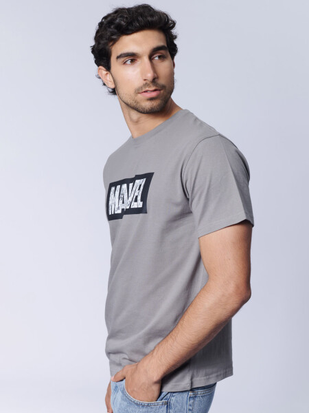 Remera Marvel Gris