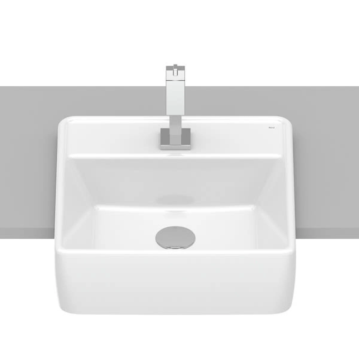 Lavatorio Semiempotrado Óptica CQ42 Blanco 