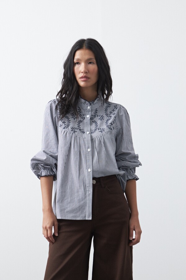 CAMISA FIRA Negro/Blanco