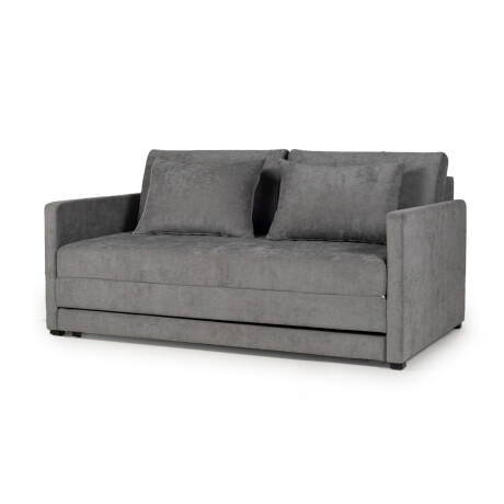 Sofá Cama Quito - 176 - Tela Microfibra TC1011 (Grafito)