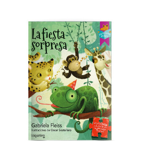 Libro con Puzzle la Fiesta Sorpresa Gabriela Fleiss 001