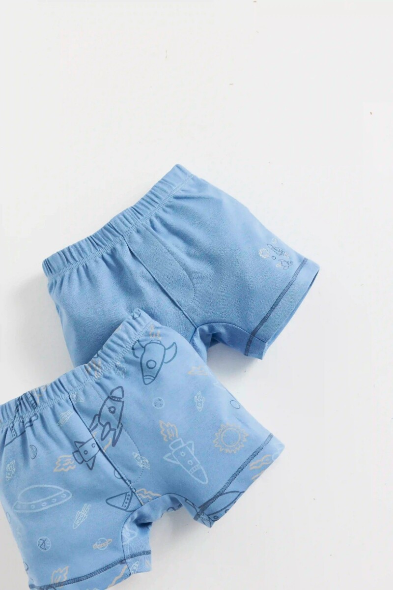 SET BOXER X2 SKYWARD Azul