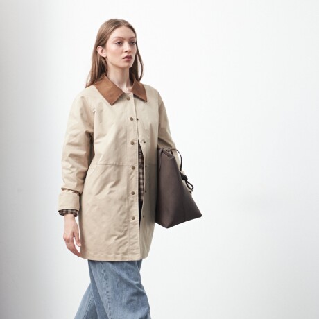 TRENCH SOLENE Beige