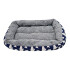 Cucha Cama Colchón Puff Perro Gato Mascota 40x30 Variante Ballenas