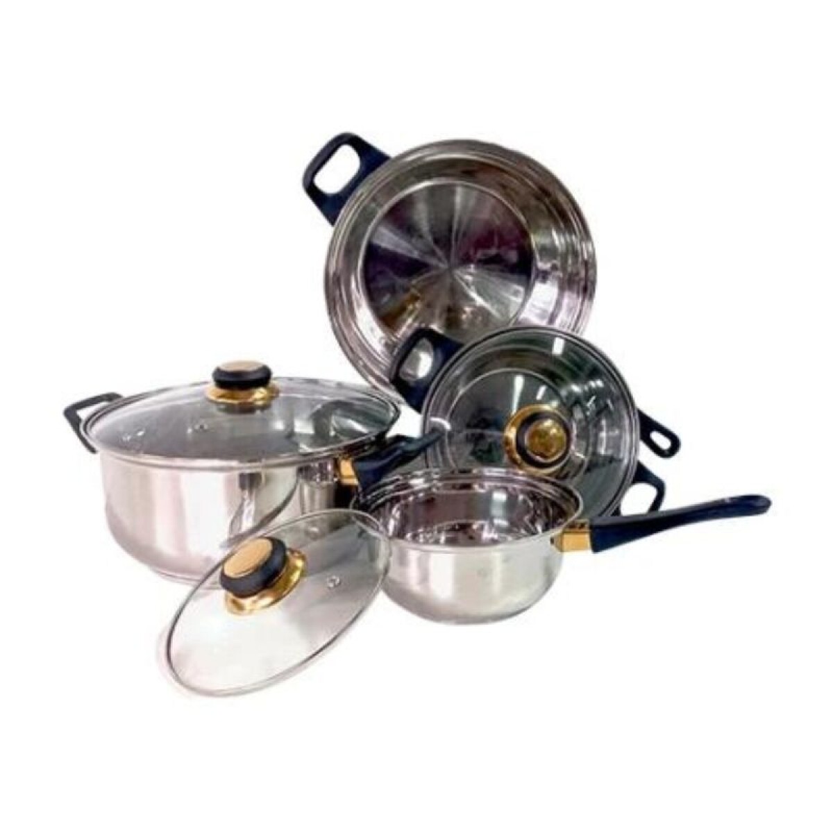 BATERIA DE COCINA 7 PIEZAS - KASSEL 