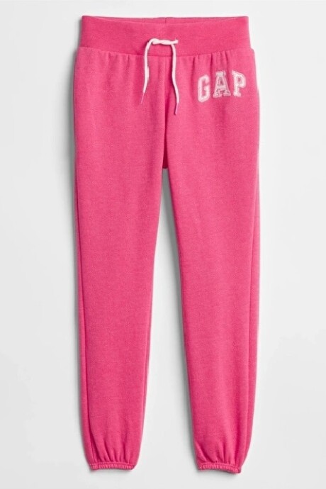 Pantalon Deportivo Logo Con Felpa Gap Niña Pink Jubilee Nylon On