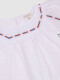 Camiseta De Jersey Y Popelin Con Bordado Blanco
