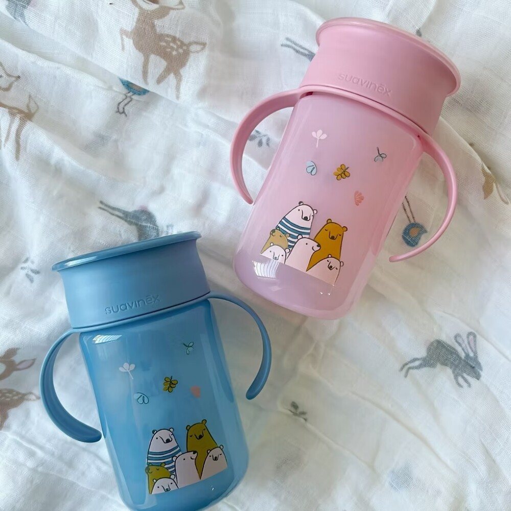 Vaso 360 SUAVINEX bear rosa
