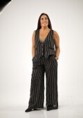 Conjunto 100% lino Negro