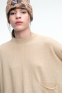 SWEATER COSTURA Beige