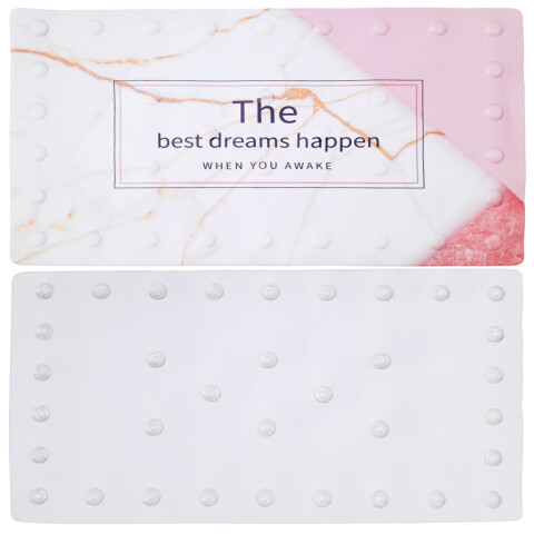 Alfombra de baño goma antideslizante 69x39cm Alfombra De Baño Goma Antideslizante 69x39cm