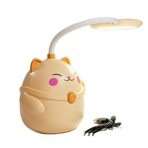 Outlet Portátil lámpara de mesa diseño happy cat colores USB Outlet Portátil Lámpara De Mesa Diseño Happy Cat Colores Usb