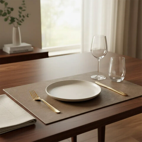 Individual Simil Cuero Laminado Home Class 30 x 45 cm CHOCOLATE
