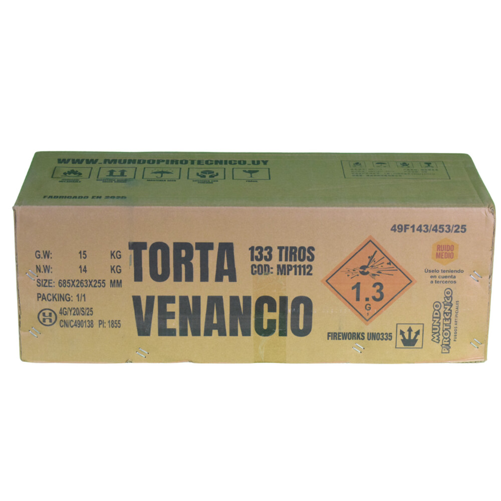 TORTA VENANCIO 133 Tiros TORTA VENANCIO 133 Tiros