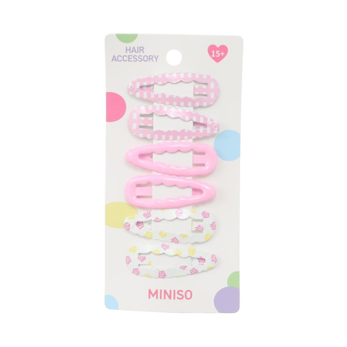 Clips de cabello - rosa 