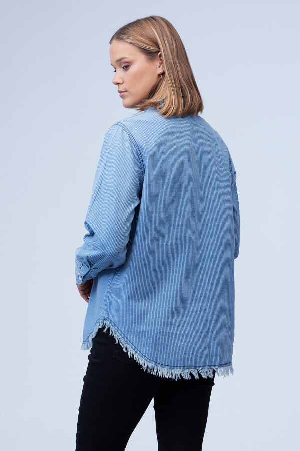 Camisa Tencel Lineas JEAN