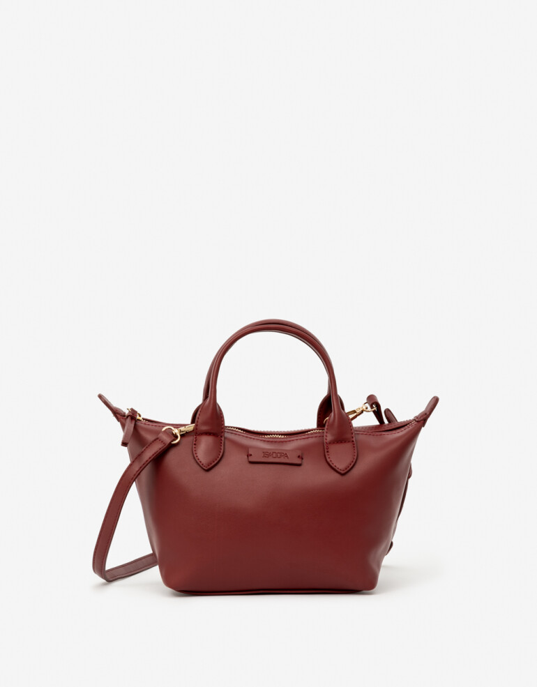 Bandoleras Bandolera Con Doble Asa - Rojo Burdeaux