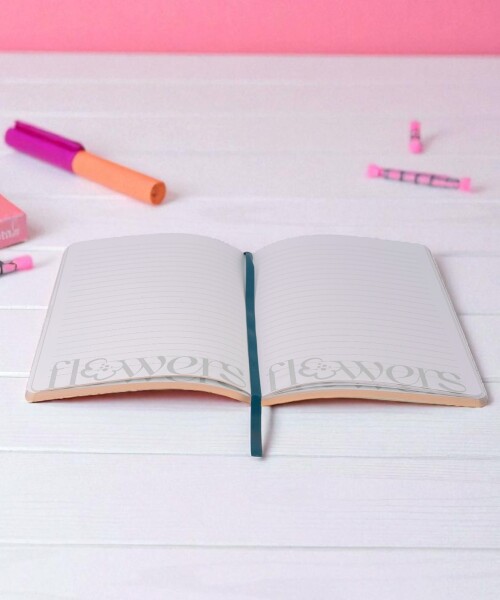 Cuaderno ibi craft - ecocuero - 142x210mm - 80 h. - Coleccion "Flowers" Cuaderno ibi craft - ecocuero - 142x210mm - 80 h. - Coleccion "Flowers"